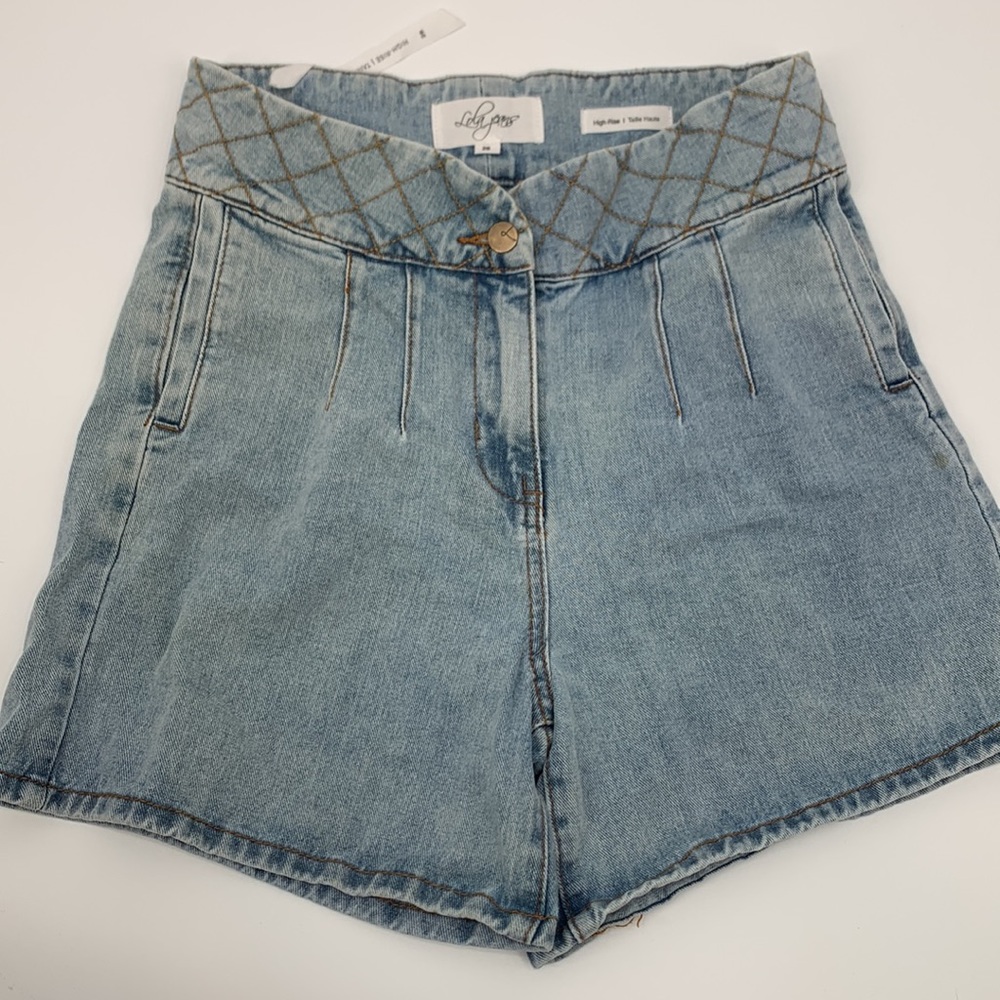 Lola Jeans Shorts High Rise size 26 Taille Haute - Picture 2 of 6